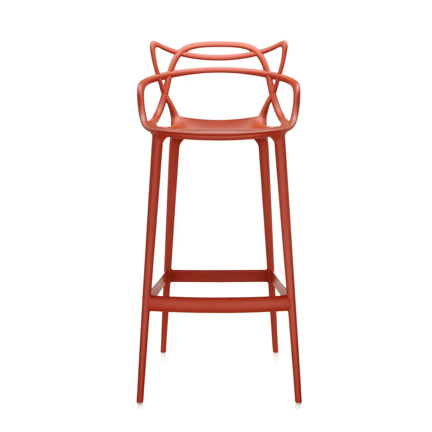 Kartell Masters Stool Large Orange Rusty 1