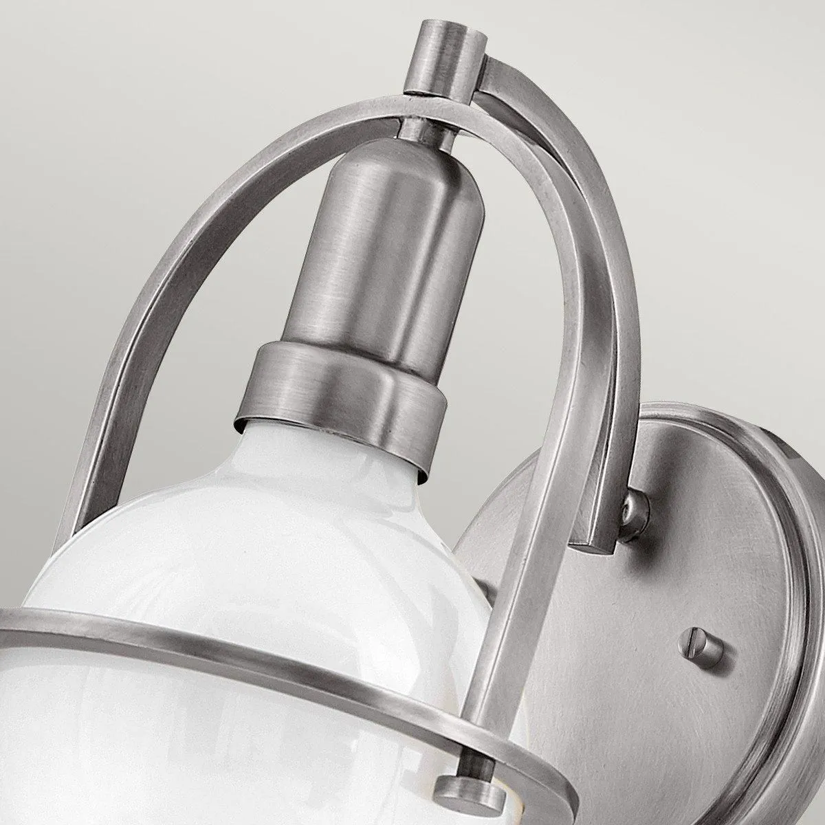 Netlighting Hinkley Somerset Wall Lamp Brushed Nickel in Grey 2