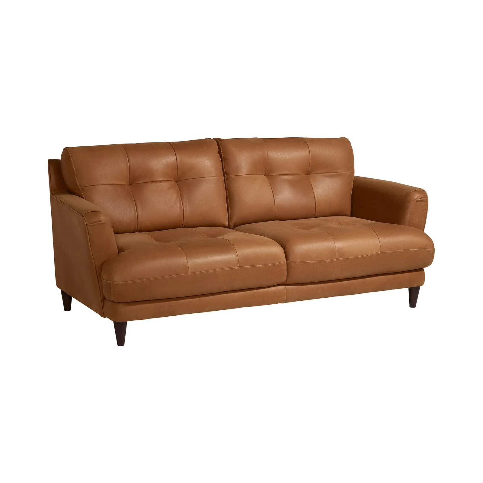 Aldo Loveseat Sofa, Brown | Barker & Stonehouse 2