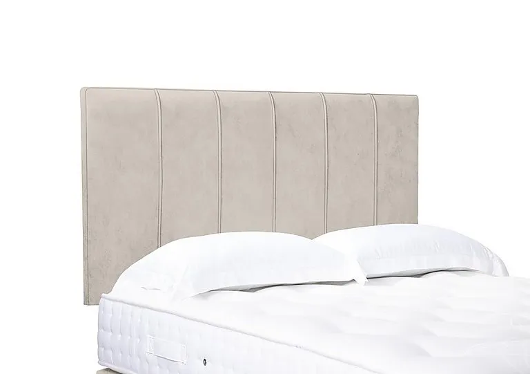 Artisan Collection Rhodes High Strutted Headboard - Single - Sandstone Pearl