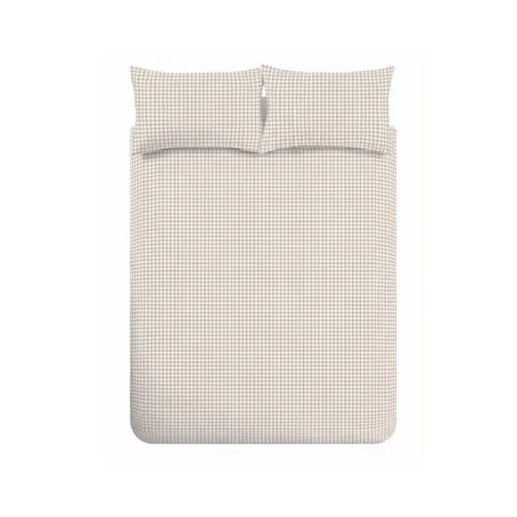 Catherine Lansfield Bamford Gingham Check Polycotton Duvet Cover & Pillowcase Set 5