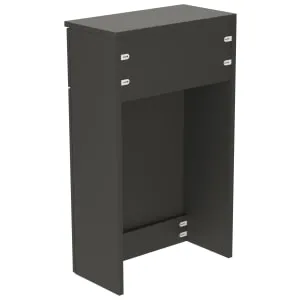 Newland Midnight Mist WC Unit With Top - 500mm 2