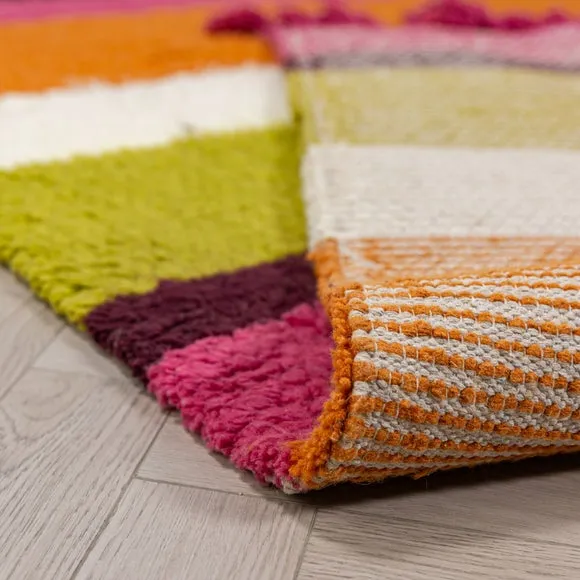 Sophie Robinson Sunset Stripe Berber Rug 3