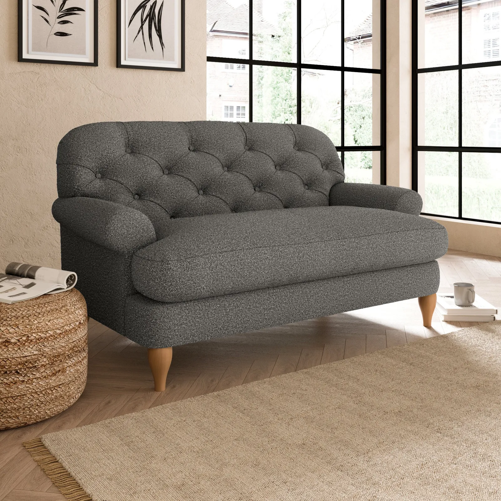 Canterbury Cosy Marl Snuggle Chair Cosy Marl Granite