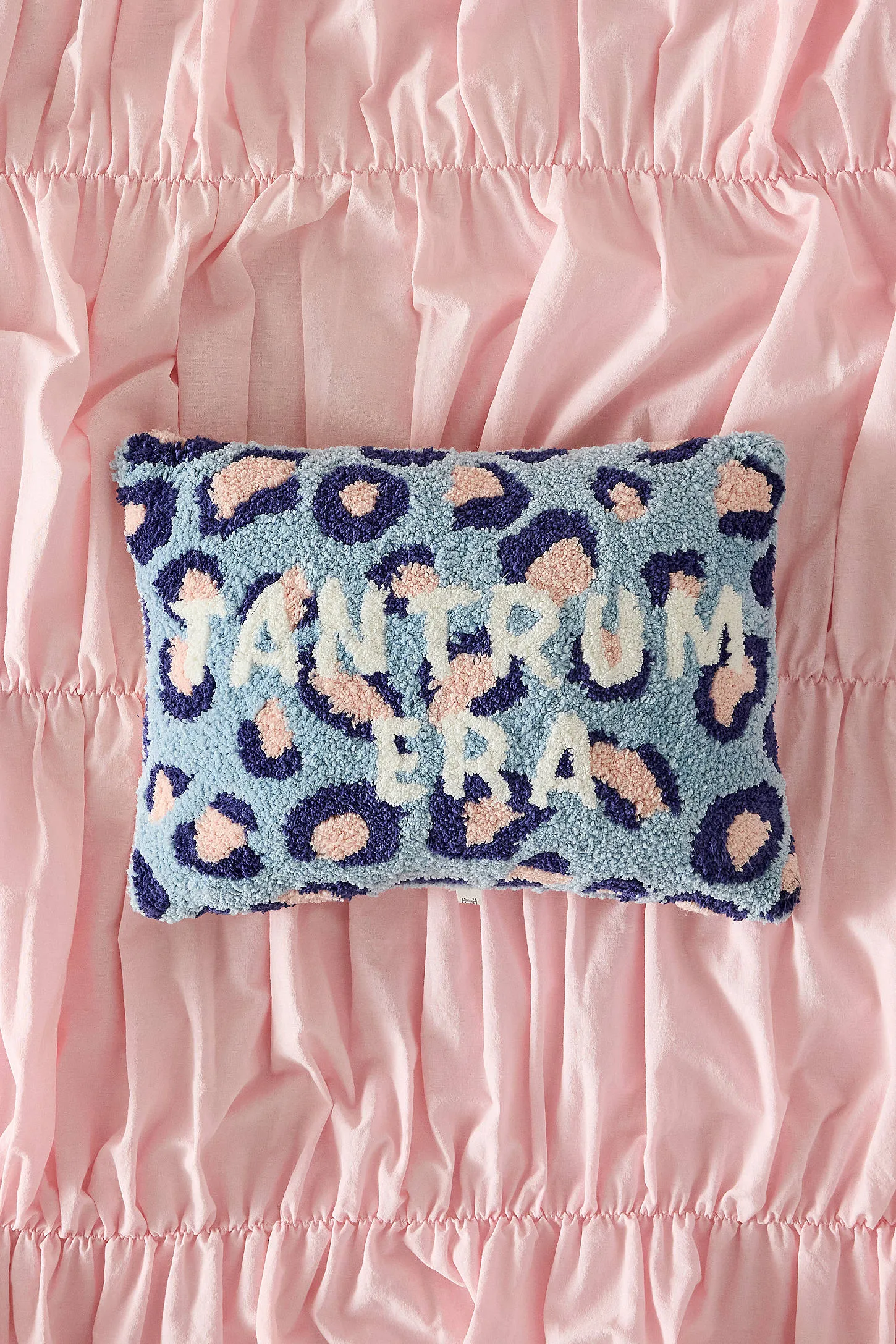 Tantrum Era Tufted Cushion - Blue