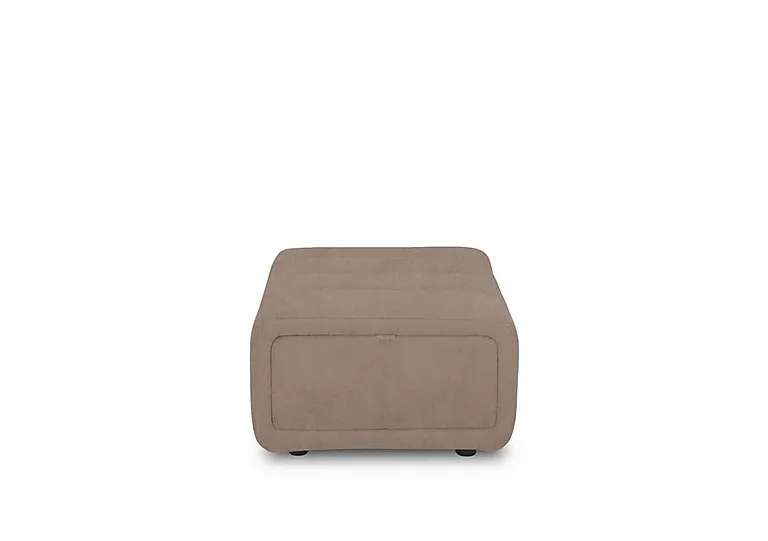 Elphaba Fabric Storage Footstool - Manhattan Nutmeg