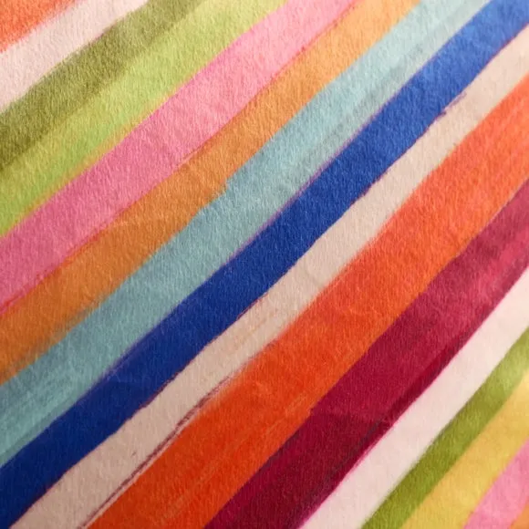 Sophie Robinson Darling Diagonal Striped Cotton Square Cushion 2