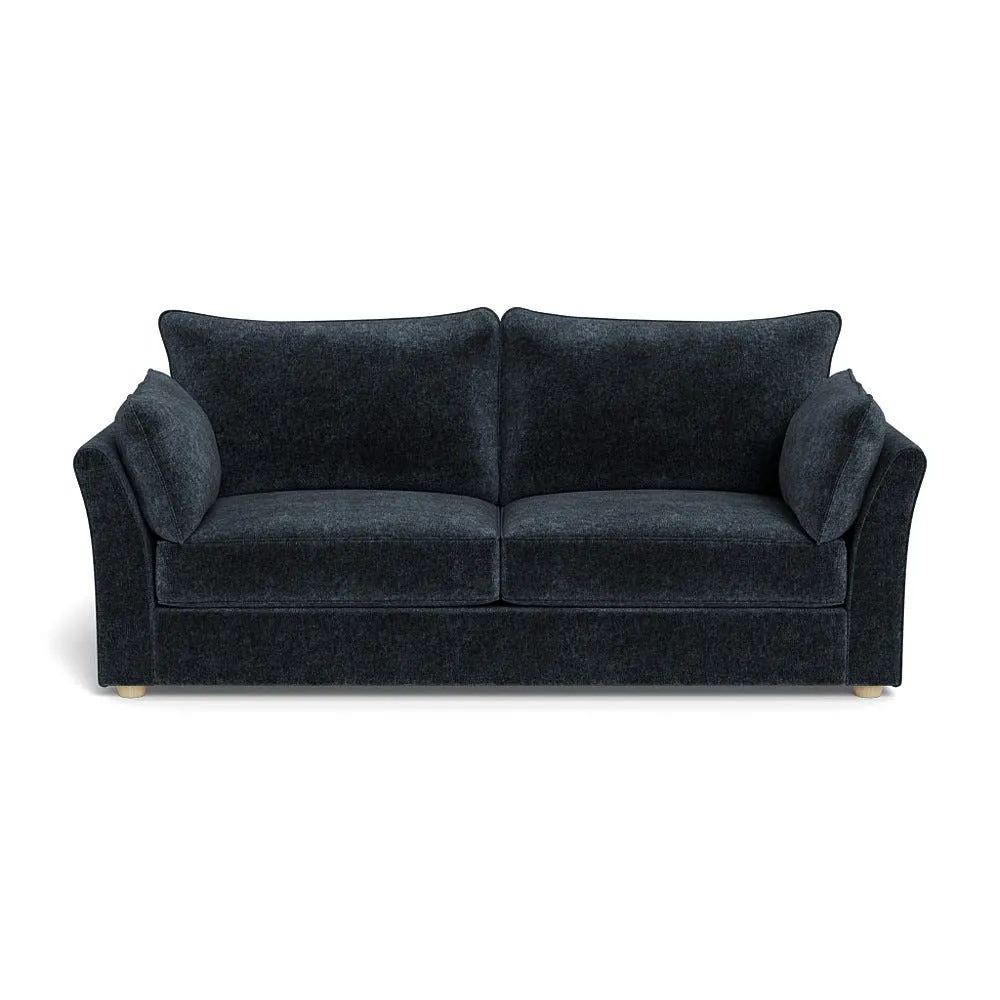Heal's Tailor 4 Seater Sofa Boucle Velvet Space Natural Beech Feet 1