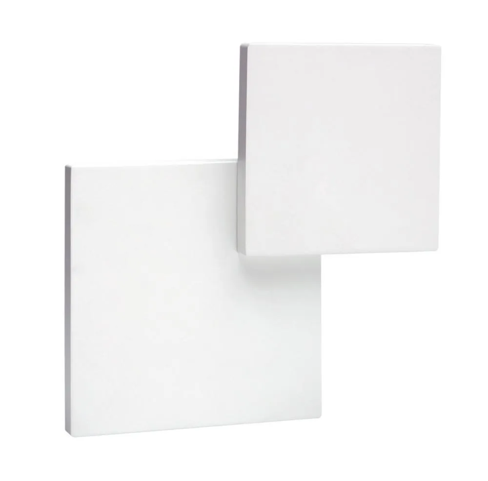 Netlighting Fusion Wall Light Squares 5W LED 3000K Matt White 285lm