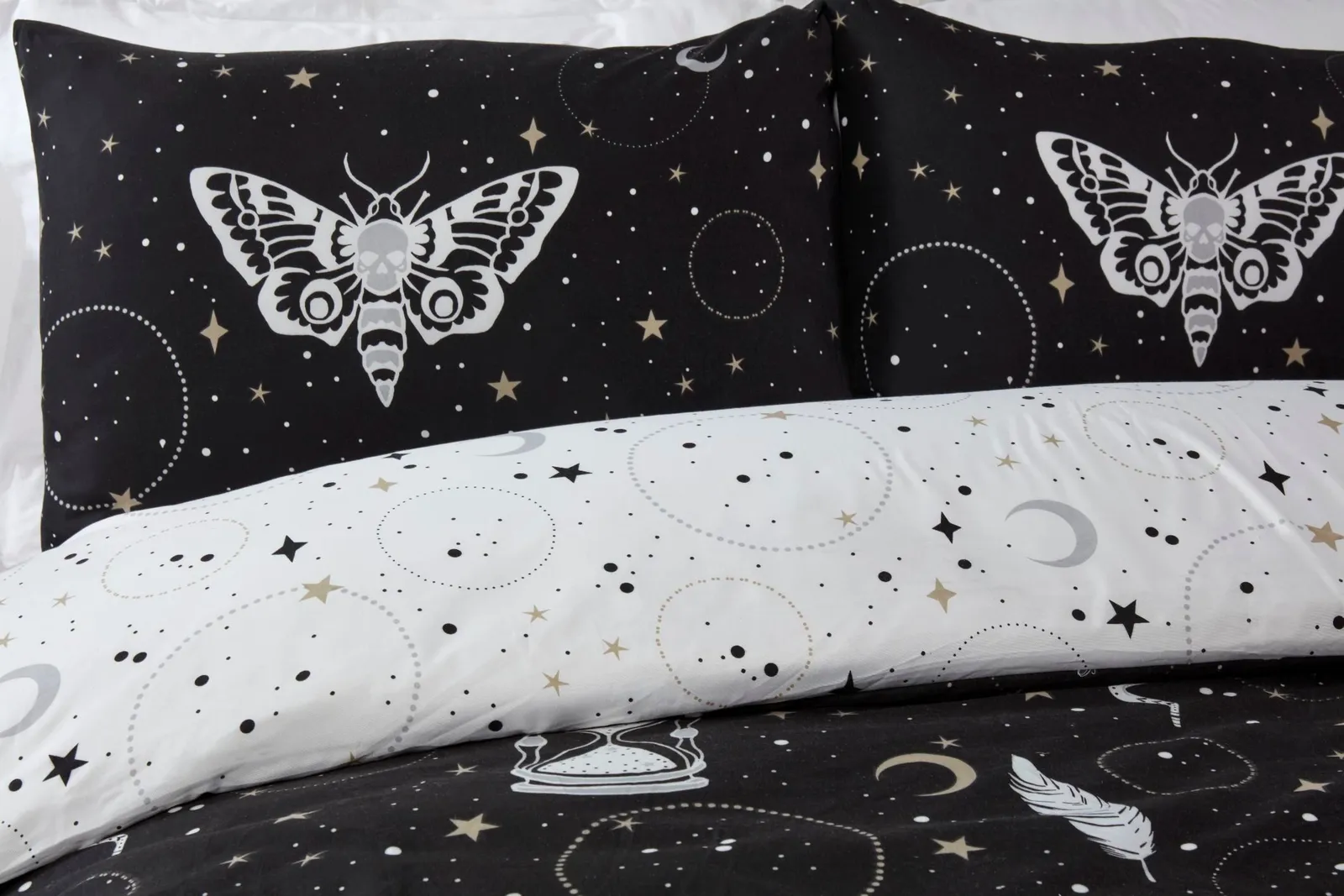 Rapport Home Gothic Magick Microfibre Reversible Duvet Set with Pillowcase 2