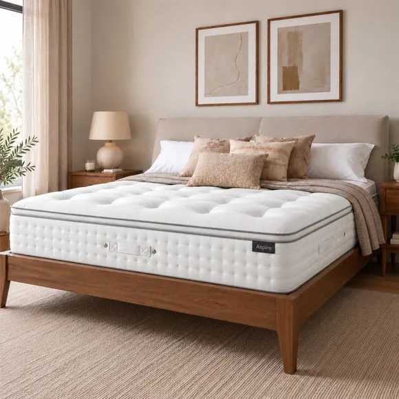 Aspire 1000 Pocket Sprung Memory Foam Pillowtop Mattress 2