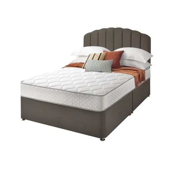 Silentnight Divan Set with Merlin Headboard and 800 Pocket Spring Memory Foam Mattress 6