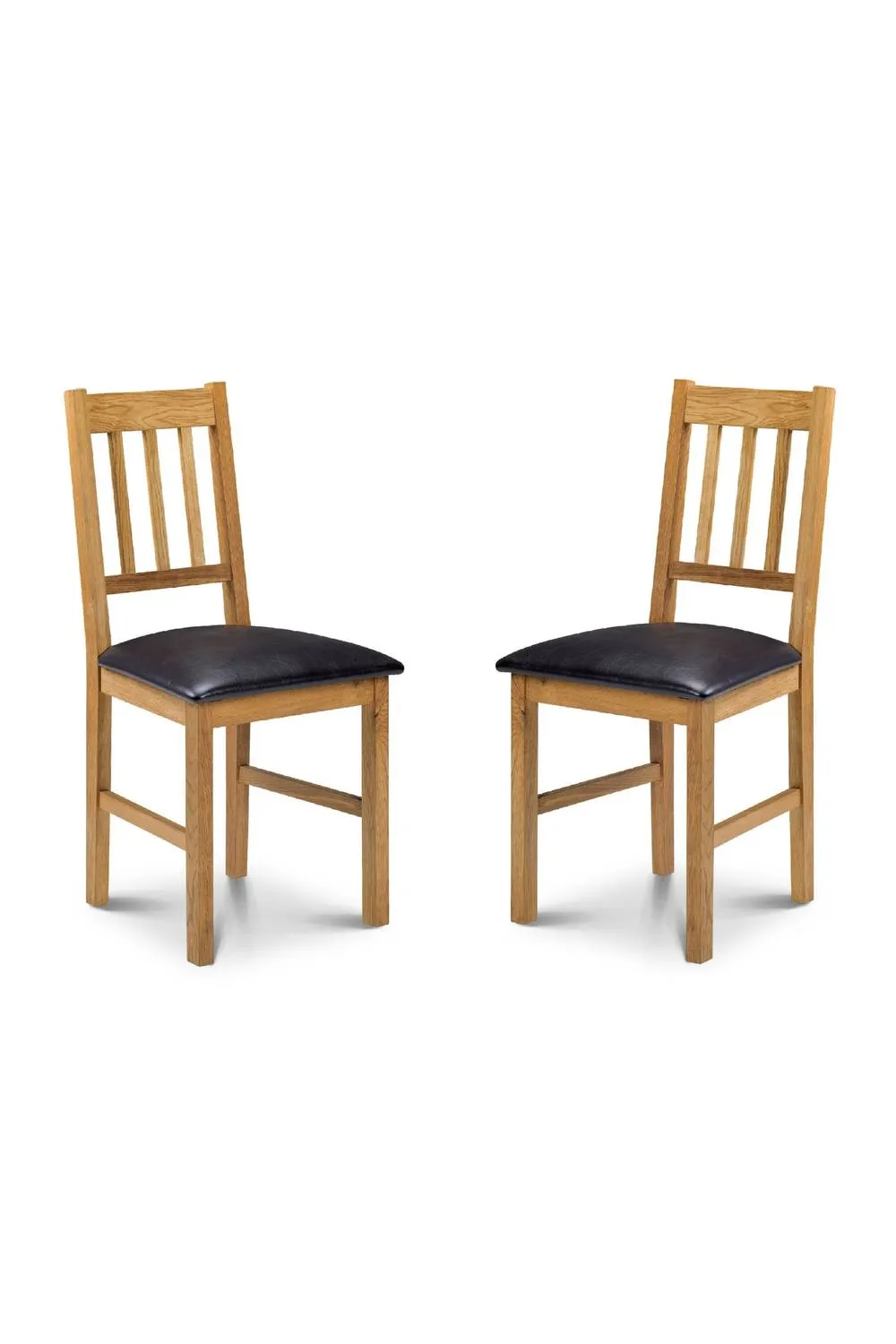 Julian Bowen Coxmoor Dining Chair (Set of 2) in Light Oak 3