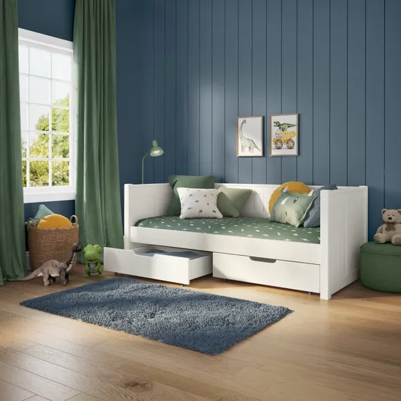 Stompa Pine Day Bed with 2 Underbed Drawers 2