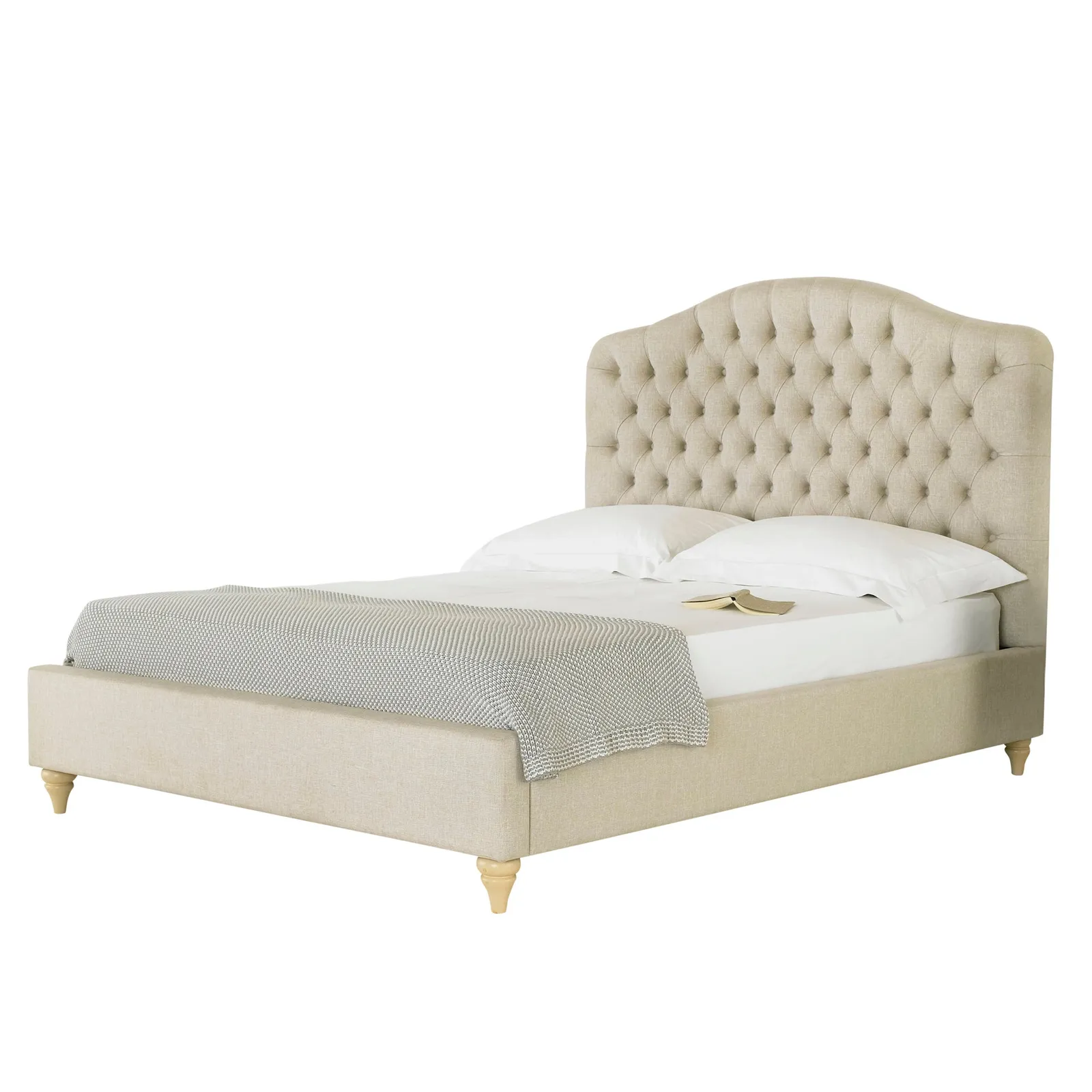 Balmoral Chesterfield Bed Frame Beige