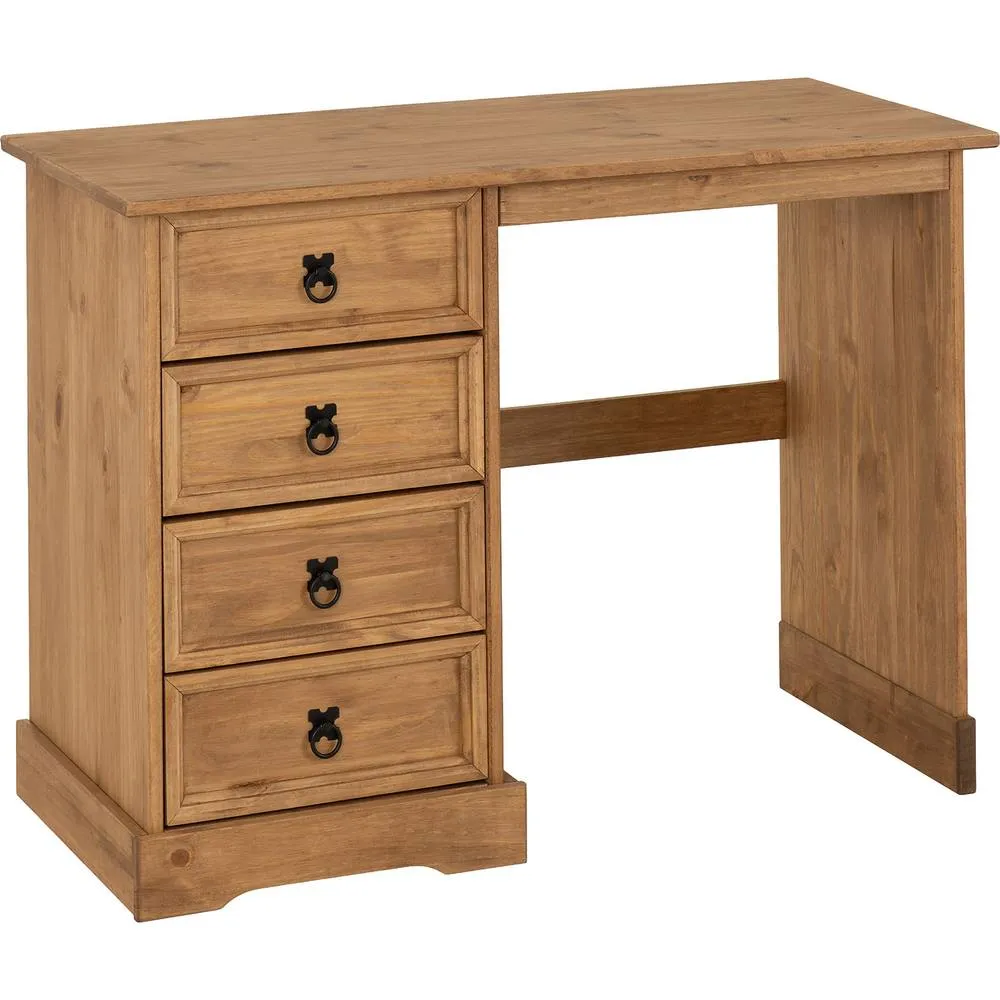 Seconique Corona Essentials 4 Drawer Dressing Table in Natural 4