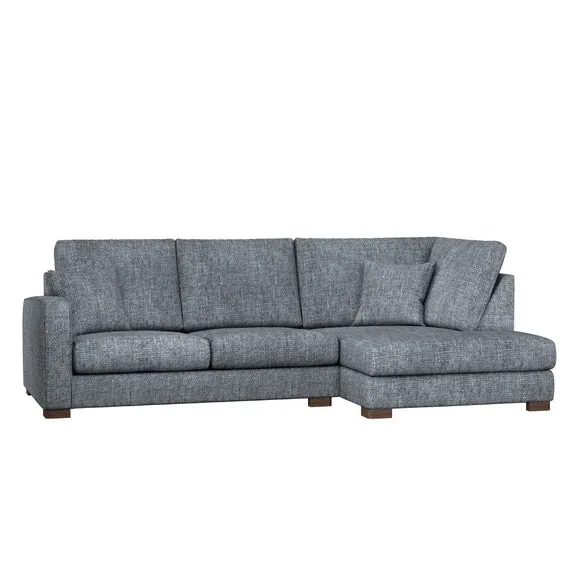 Carson Deep Sit Chunky Chenille Corner Sofa 2