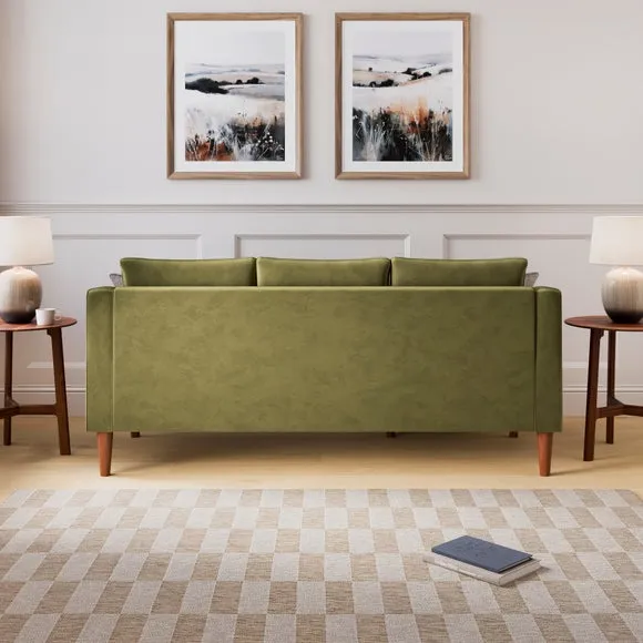 Hugo Velvet 3 Seater Corner Chaise Sofa 3