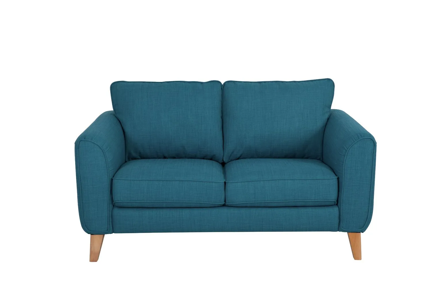 Habitat Cooper 2 Seater Fabric Sofa - Teal