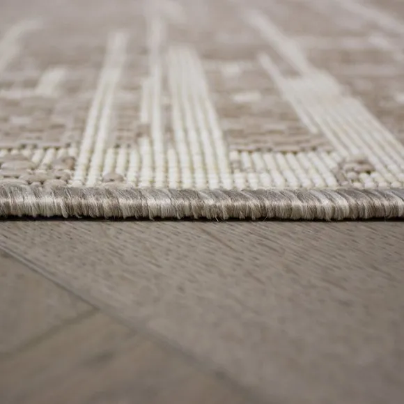 Abstract Indoor Outdoor Textured Rug 4