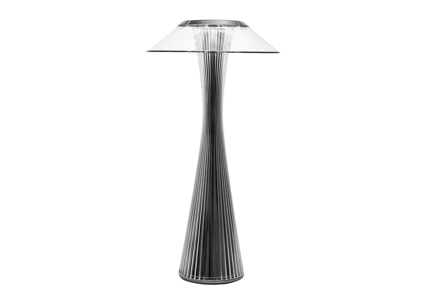 Kartell Space LED Portable Table Lamp Titanium