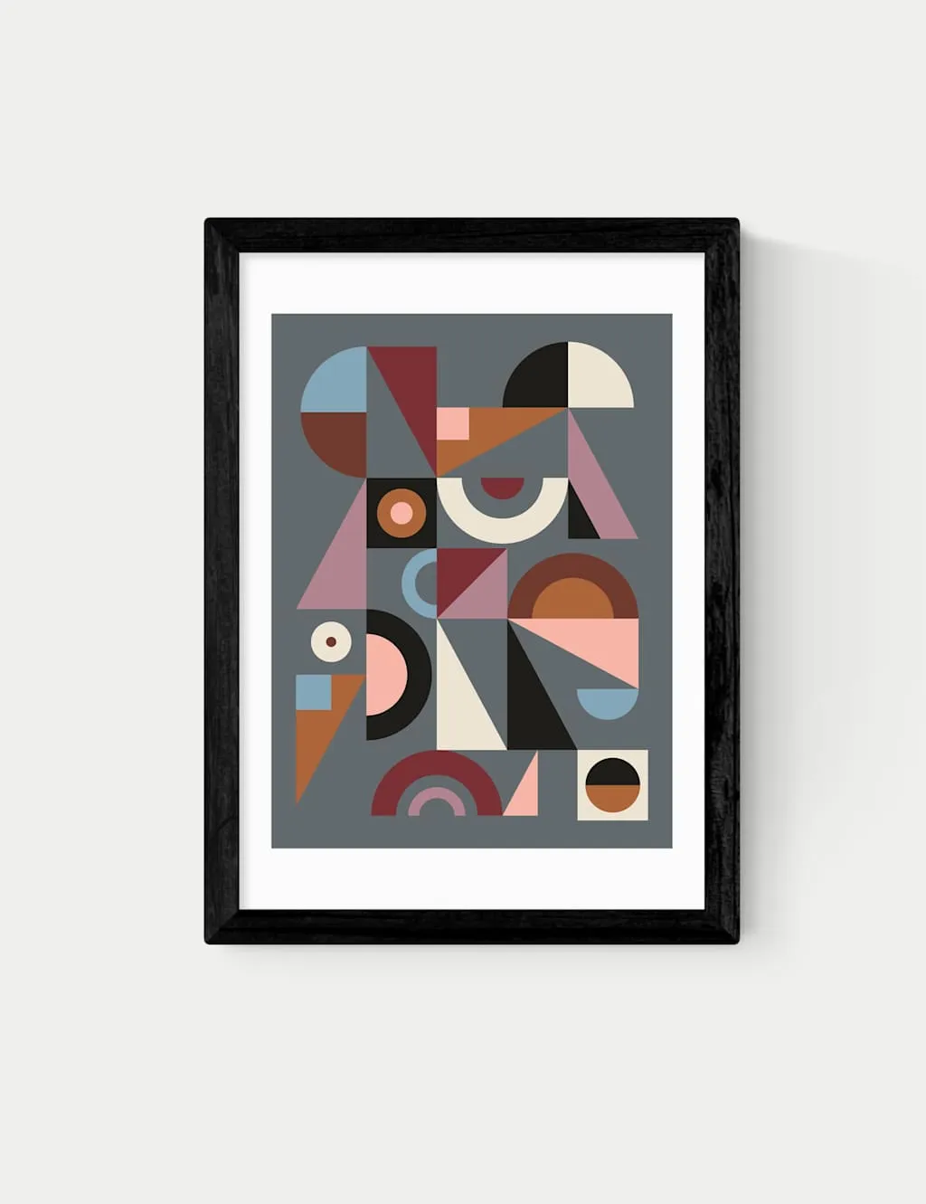 East End Prints Graphic IX Framed Art Print Black