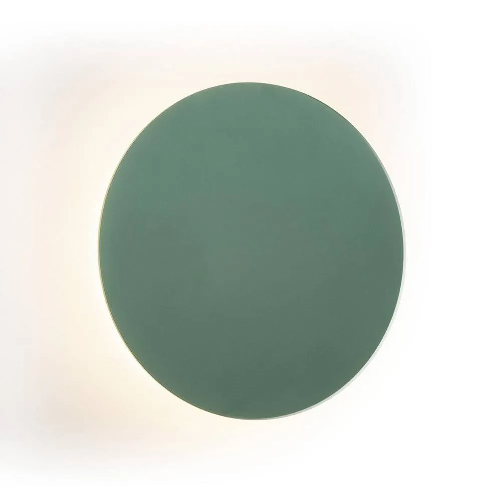 Netlighting Oregon Plus 30cm Flush Wall Lamp Green 780lm 3000K