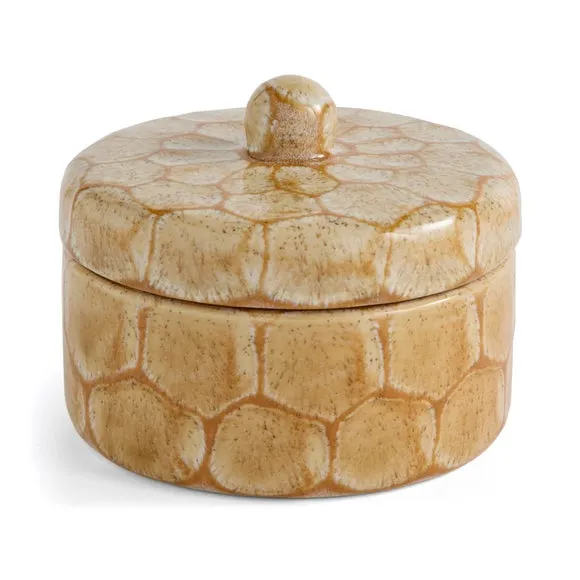 Mottled Ceramic Trinket Jar 3