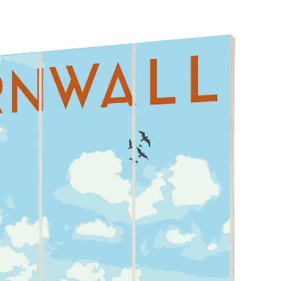 The Art Group Cornwall Wooden Wall Art 3