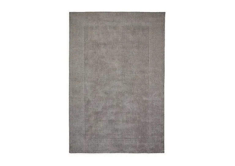 Langford Wool Border Rug - 120cm-x-170cm - Grey