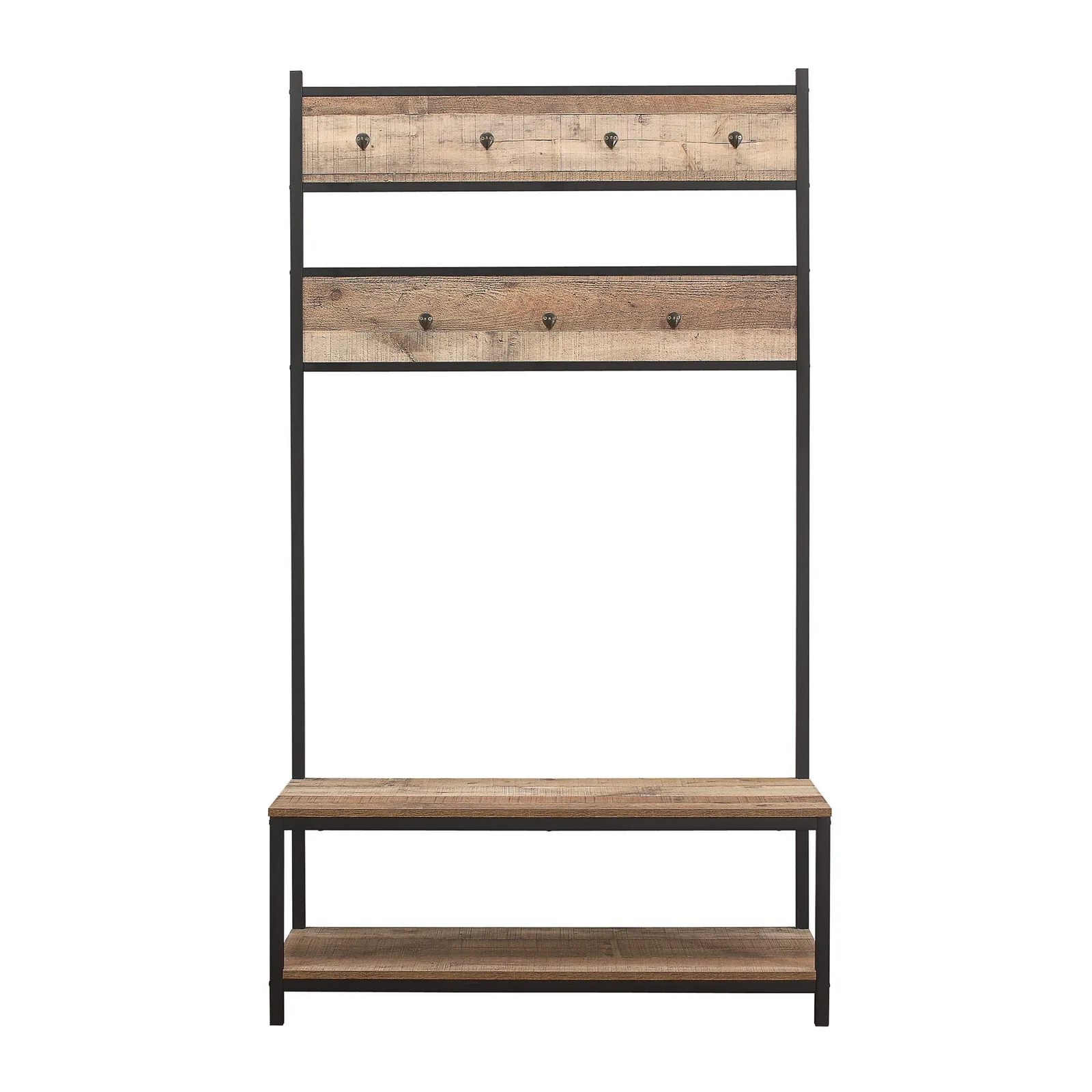 Urban Rustic Coat Rack Brown and Black