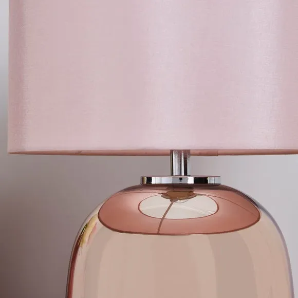 Seychelles Mini Blush Pink Table Lamp 3