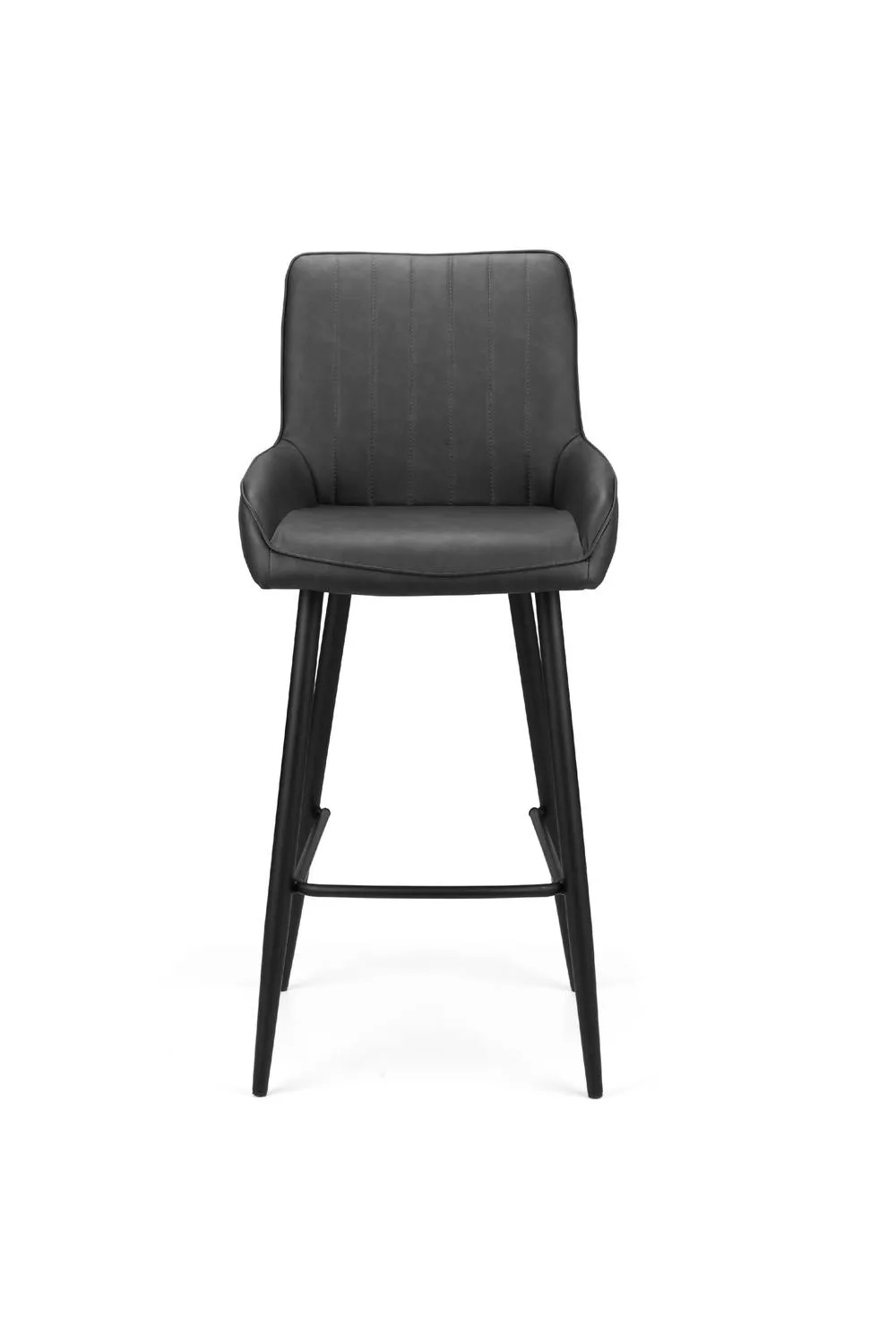 Julian Bowen Soho Upholstered Bar Stool in Black 4