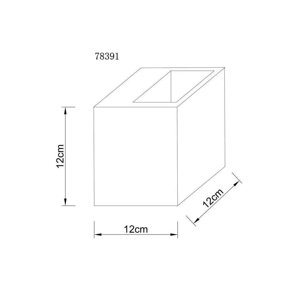 Netlighting Rojas Up & Down Wall Lamp Travertine Stone LED 3000K in Beige 6