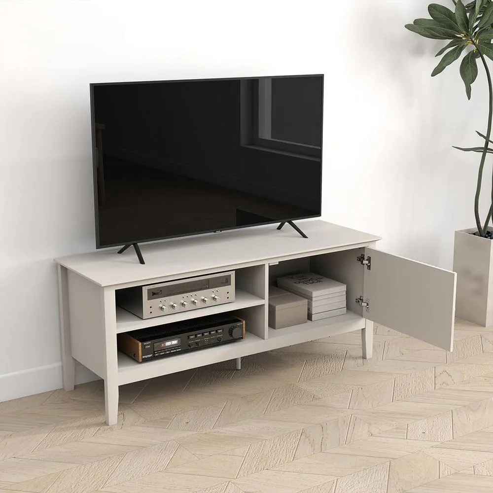 Melody Maison Large Taupe Wooden Tv Cabinet - Hales Taupe Range in Beige 2