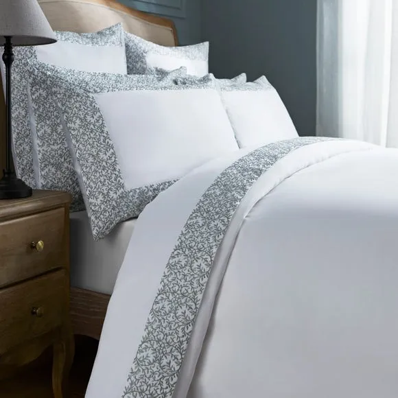 Dorma Elmley Embroidered 100% Cotton Pillow Sham 3