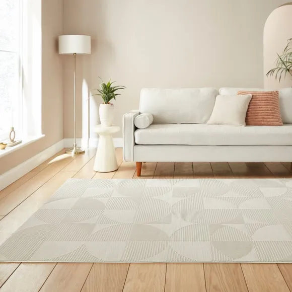 Catherine Lansfield Retro Circles Rug 1