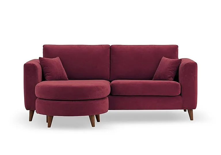 Erin 3 Seater Fabric Sofa with Reversible Chaise End - Sofas and Armchairs - In Time for Christmas