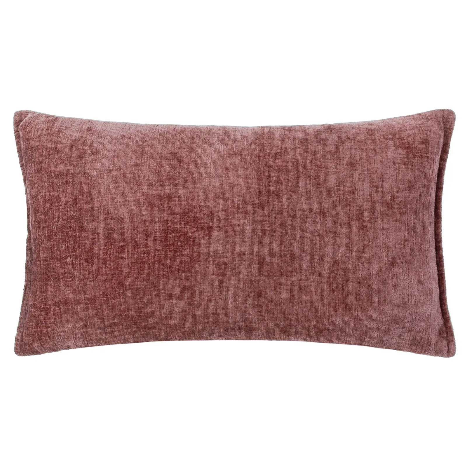 Evans Lichfield Buxton Chenille Reversible Rectangular Cushion in Pale Lilac