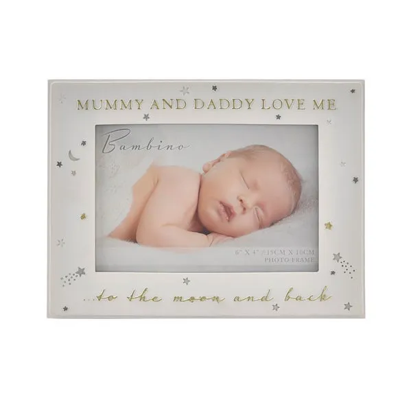 Bambino Mummy & Daddy Love Me To The Moon & Back Photo Frame 2