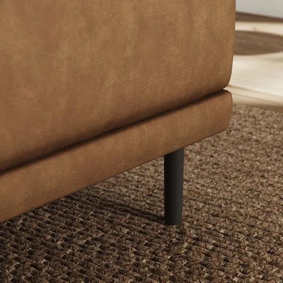 Mae Long Dining Bench, Faux Leather 4