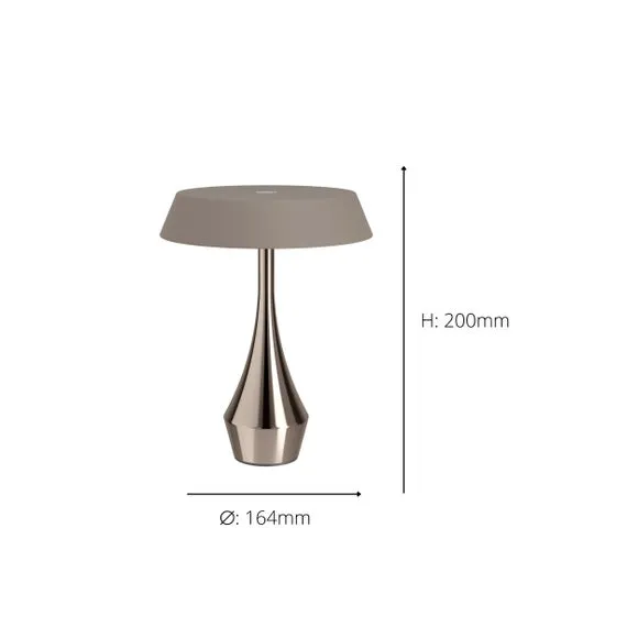 EGLO Turcio Rechargeable Touch Dimmable LED Outdoor Table Lamp 3