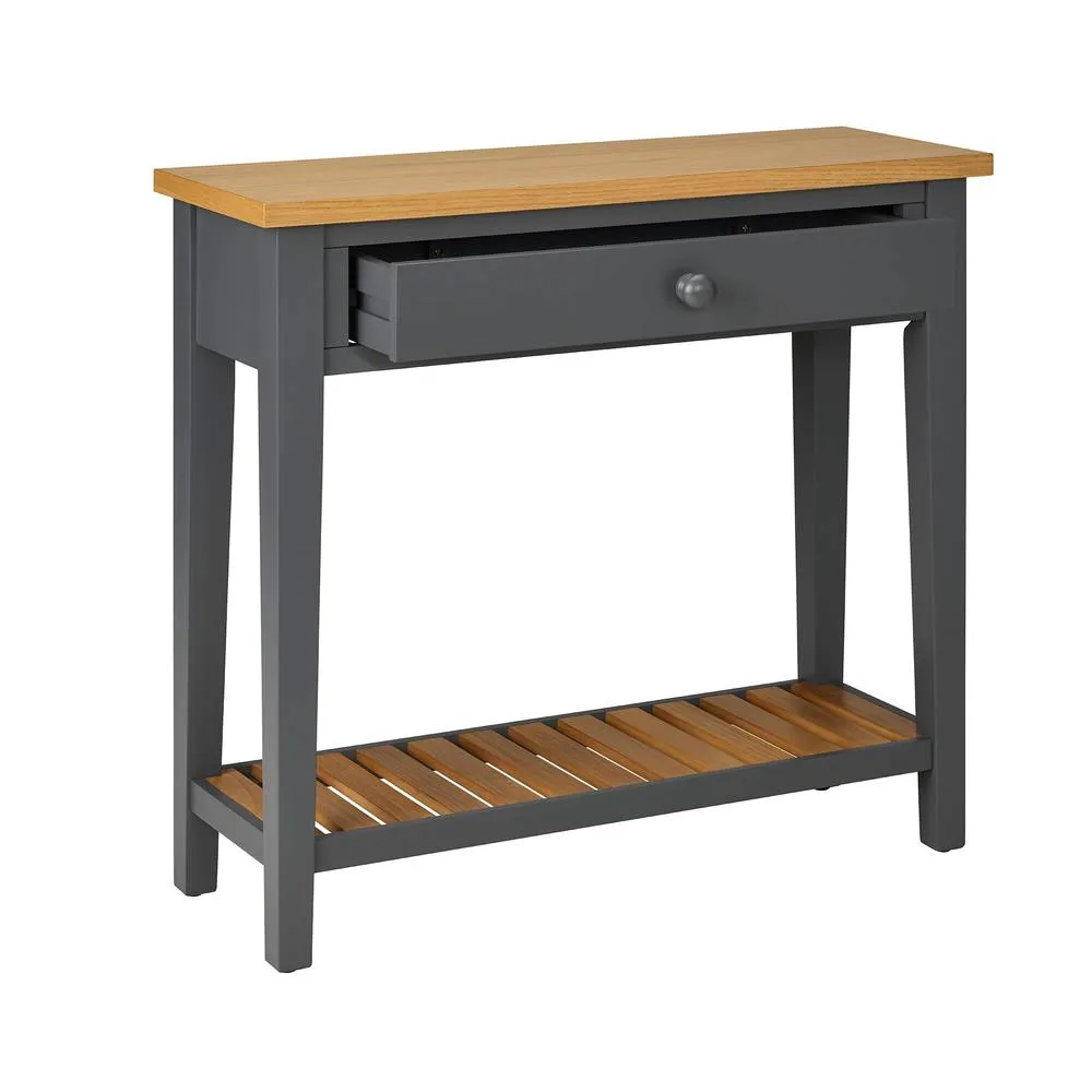 Statement Furniture Ludlow Console Table - Small in Dark Grey 4