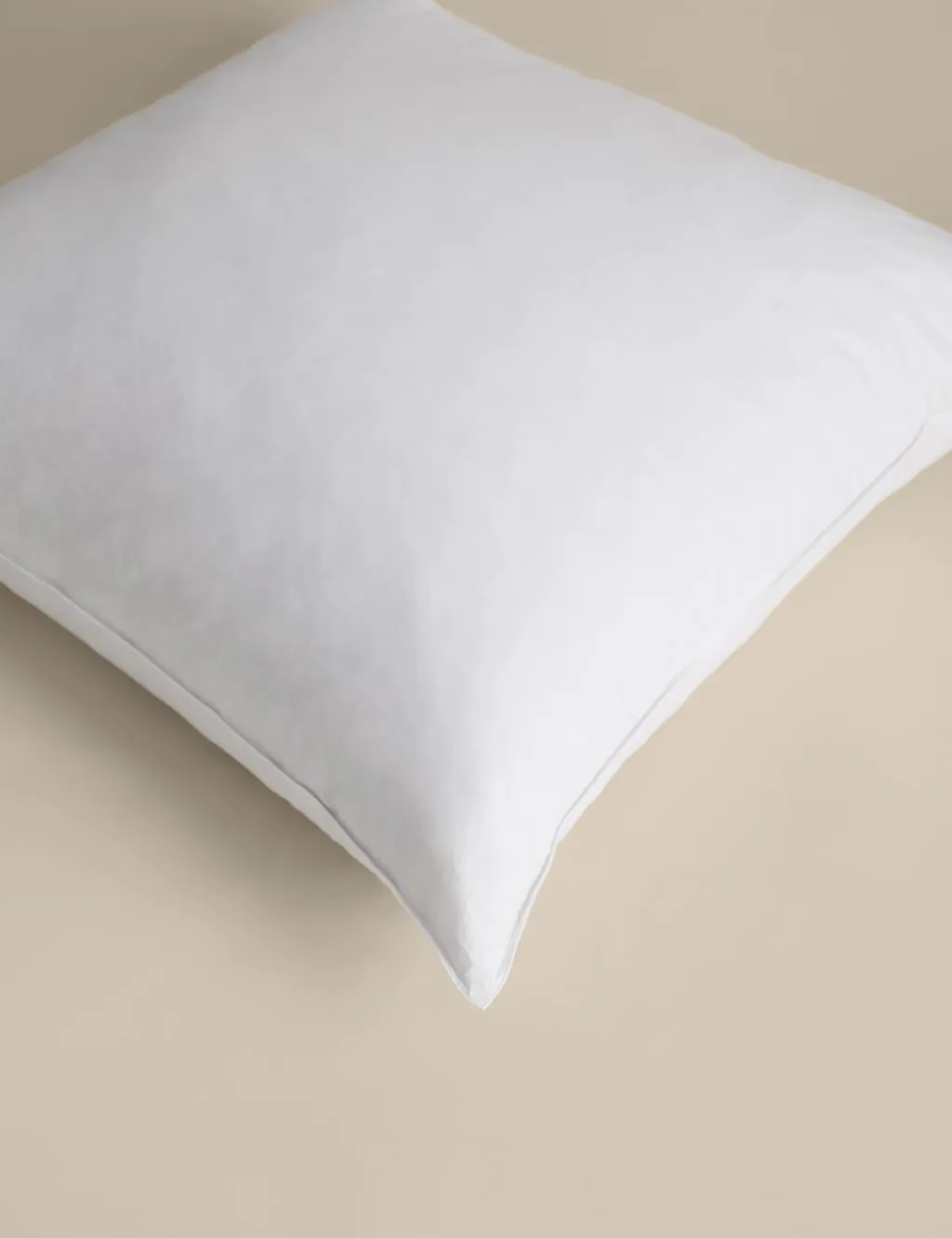 M&S Duck Feather & Down Square Pillow White