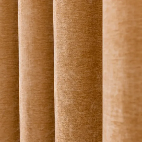 Vintage Chenille Pencil Pleat Curtains 3