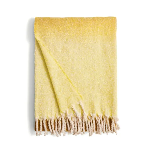 Ombre Mohair Throw Blanket 130x180cm 4