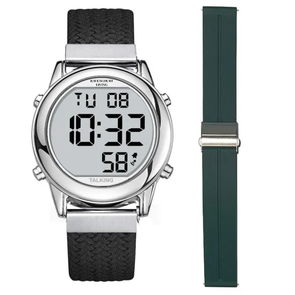Ravencourt Talking Watch with 2 Straps 3