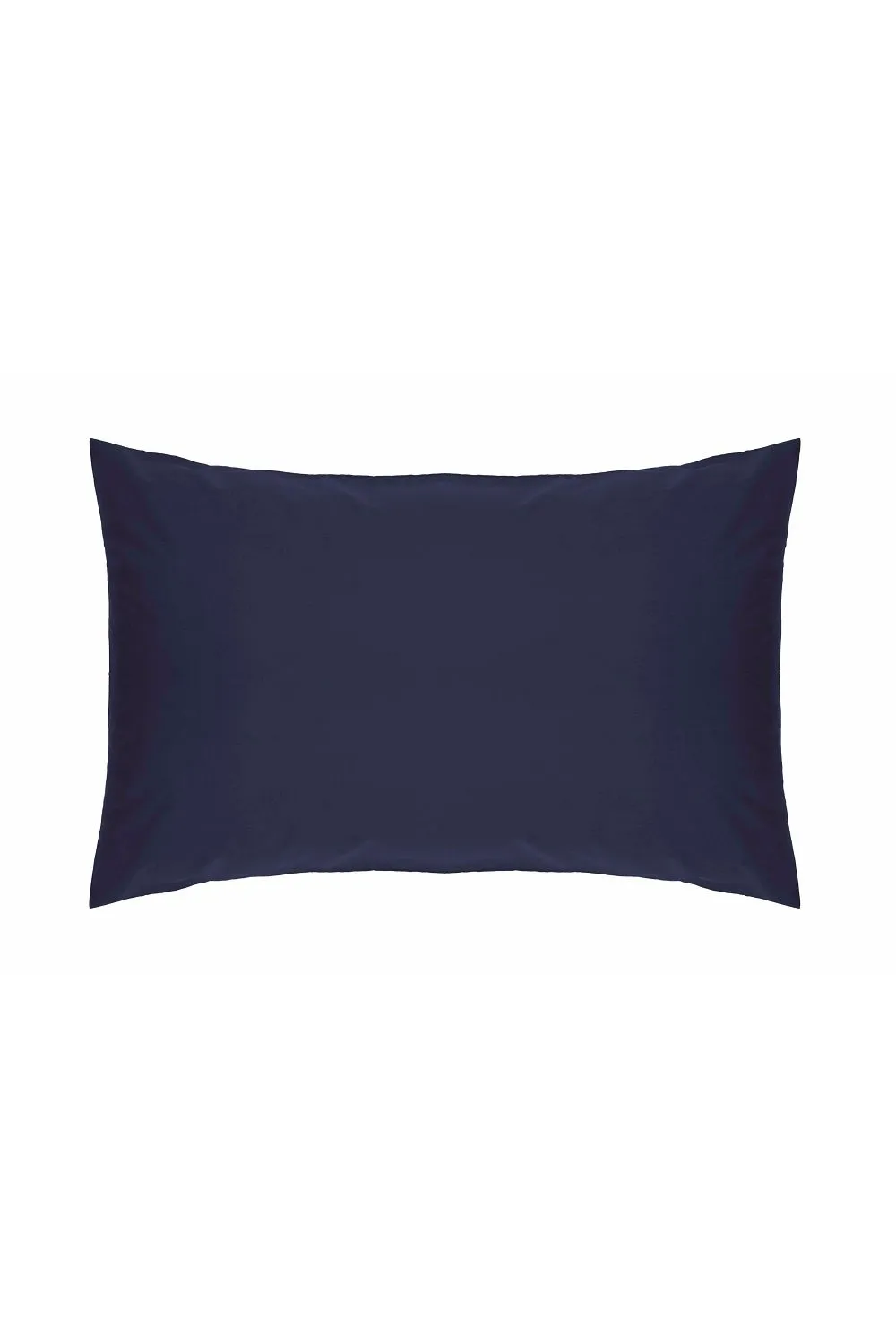 Belledorm Easy Care 200 Thread Count Cotton Polyester Percale Housewife Pillowcase in Navy 1