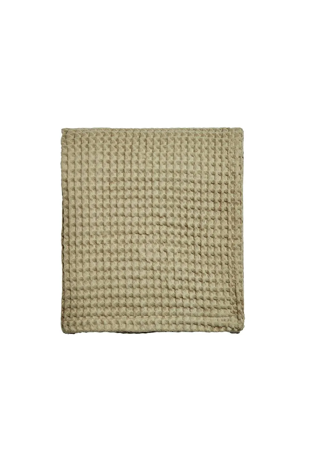 Abigail Ahern x Murmur 'Tess Waffle' Cotton Throw in Green