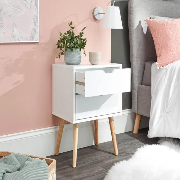 Nyborg 2 Drawer Bedside Table 2